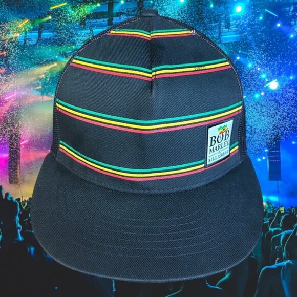 Billabong Bob Marley X Back Roots Rock Reggae Jamming Snapback